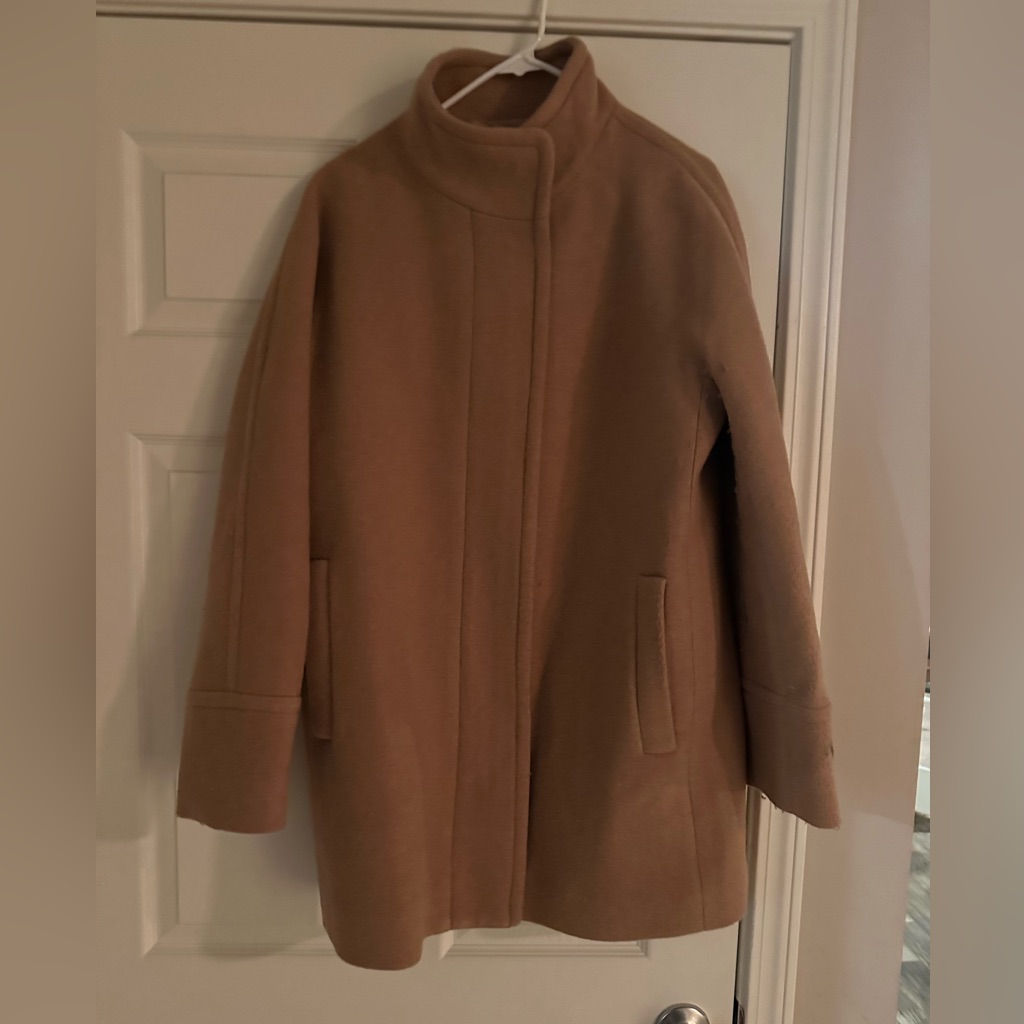 J. Crew Women's Camel Trench Coat